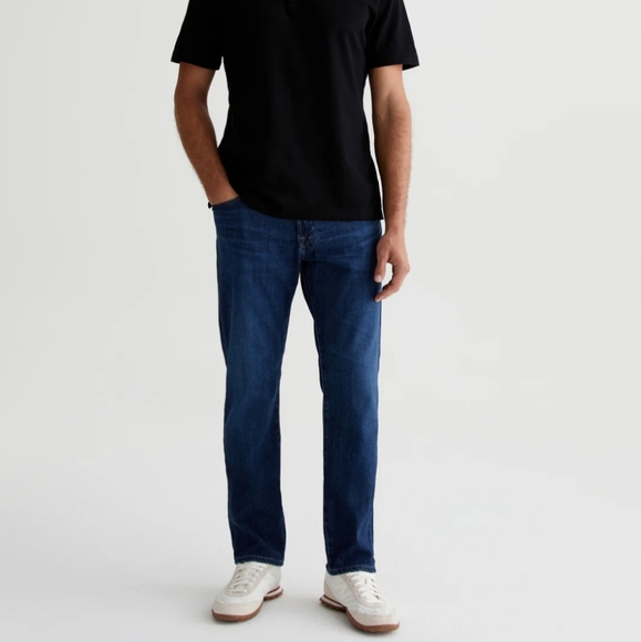AG Adriano Goldschmied Everett SLIM STRAIGHT Blue Jeans Size 40 x 34 - Picture 1 of 11